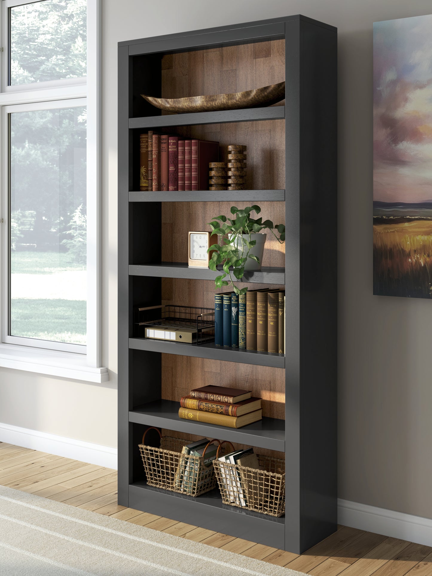 Lakeland Furniture Outlet - Ashley Furniture - Wildenauer Bookcase - Bookcase - H664-70