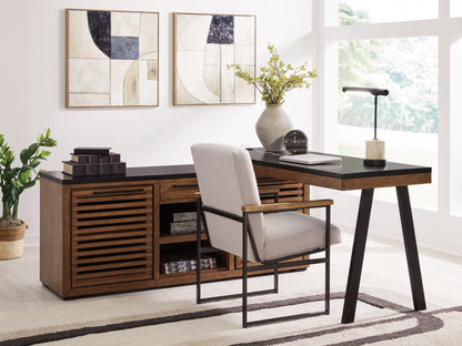 Lakeland Furniture Outlet - Ashley Furniture - Kallari Office Desk - Credenza with Desk Return - H737H1