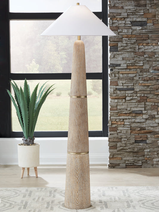 Lakeland Furniture Outlet - Ashley Furniture - Gasparleigh Lighting - Poly Floor Lamp (1/CN) - L235811