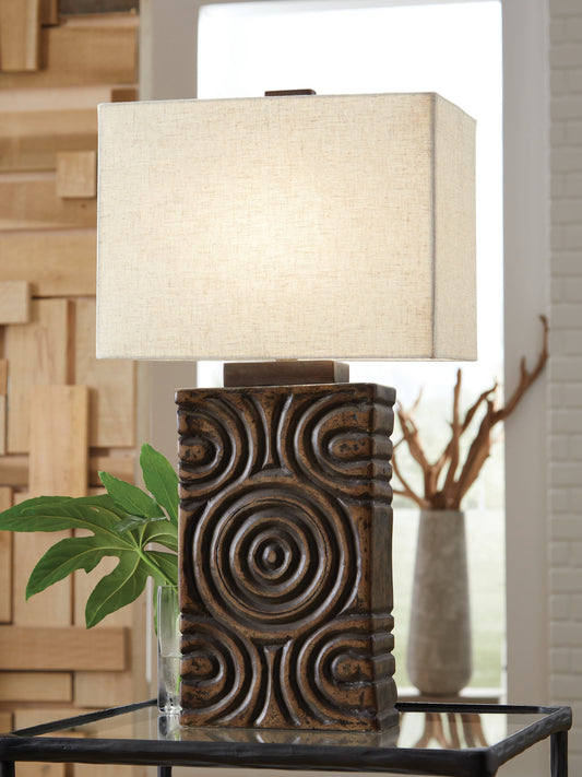 Lakeland Furniture Outlet - Ashley Furniture - Heathbury Lighting - Paper Table Lamp (1/CN) - L235964