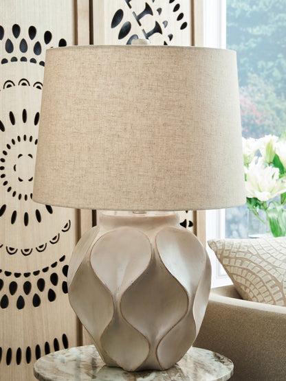 Lakeland Furniture Outlet - Ashley Furniture - Edselham Lighting - Paper Table Lamp (1/CN) - L235974