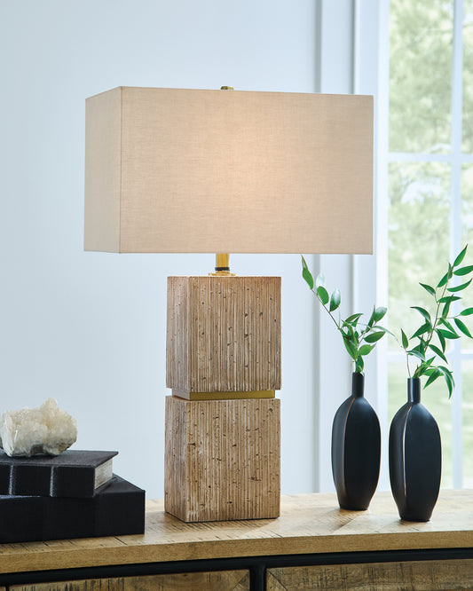 Lakeland Furniture Outlet - Ashley Furniture - Laddner Lighting - Poly Table Lamp (1/CN) - L236054