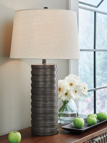 Lakeland Furniture Outlet - Ashley Furniture - Neilett Lighting - Poly Table Lamp (Set of 2) - L243704