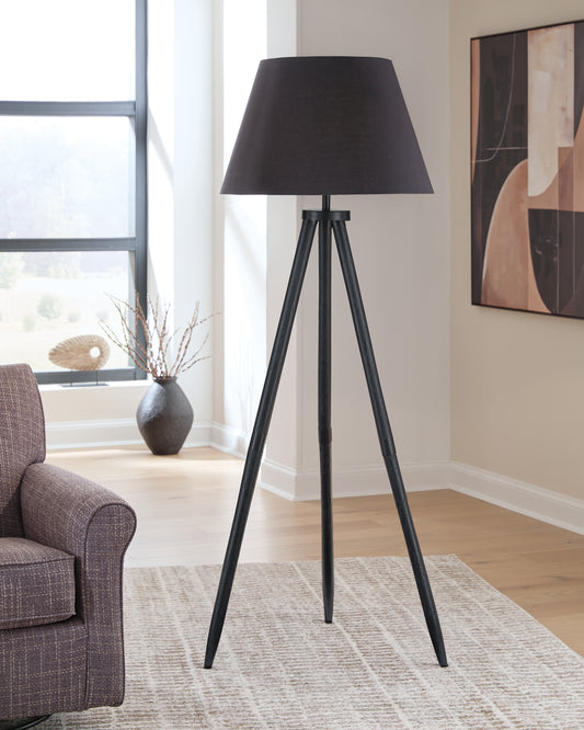 Lakeland Furniture Outlet - Ashley Furniture - Orhan Lighting - Wood Floor Lamp (1/CN) - L329121