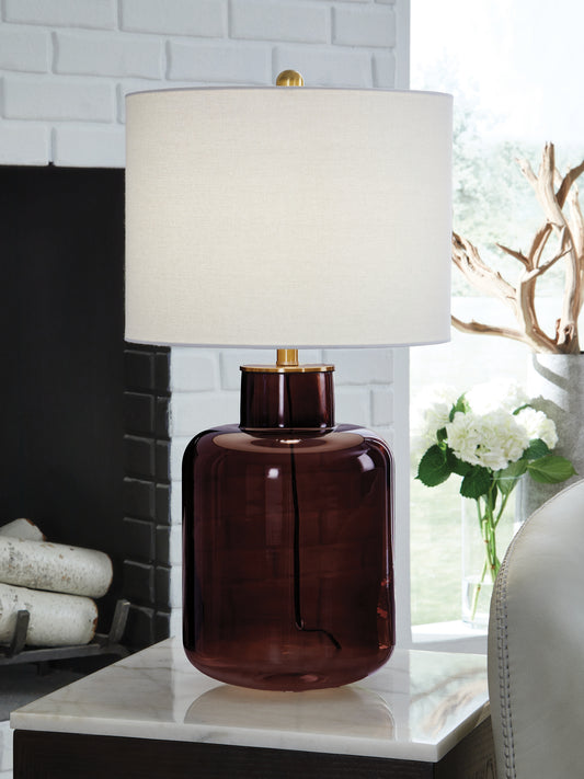 Lakeland Furniture Outlet - Ashley Furniture - Mette Lighting - Glass Table Lamp (1/CN) - L430924