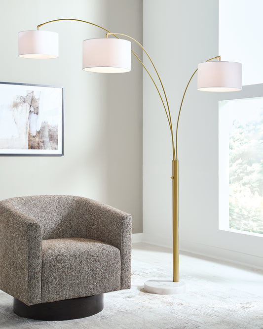 Lakeland Furniture Outlet - Ashley Furniture - Valo Lighting - Metal Arc Lamp (1/CN) - L725169