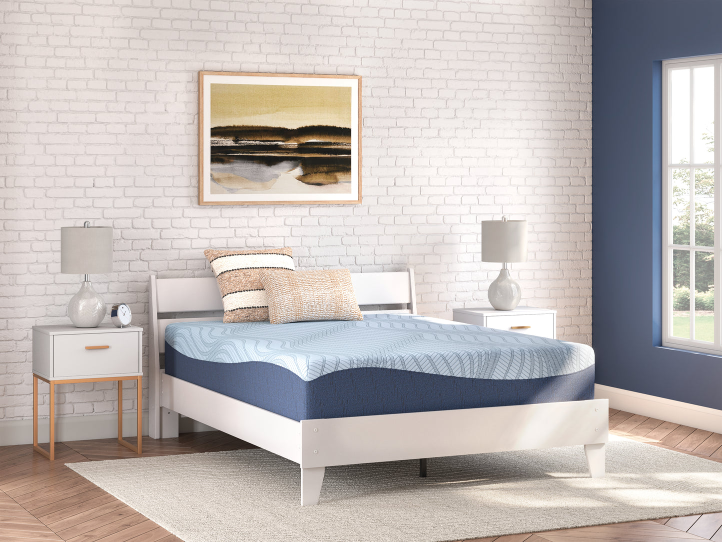 Lakeland Furniture Outlet - Ashley Furniture - Peak 2.0 12 Memory Foam Mattresses - California King / White - M20651