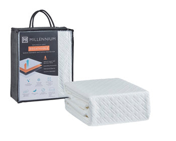 Lakeland Furniture Outlet - Ashley Furniture - Basic Protector Queen Mattress Protector (Set of 4) - QN Mattress Protector(4/CS) - M30803