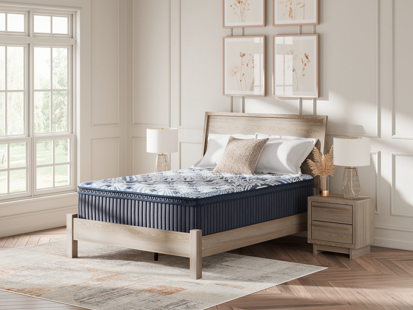 Lakeland Furniture Outlet - Ashley Furniture - Plush Luxe 2.0 Mattresses - Queen / Blue - M49731