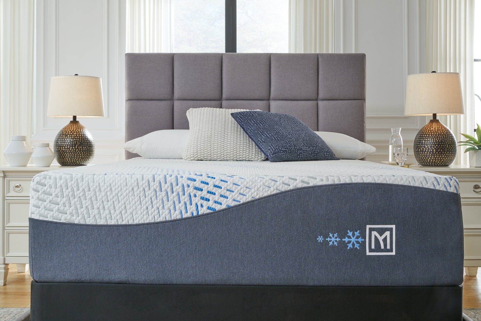 Lakeland Furniture Outlet - Ashley Furniture - Millennium Luxury Plush Gel Latex Hybrid Mattresses - King / White - M50841