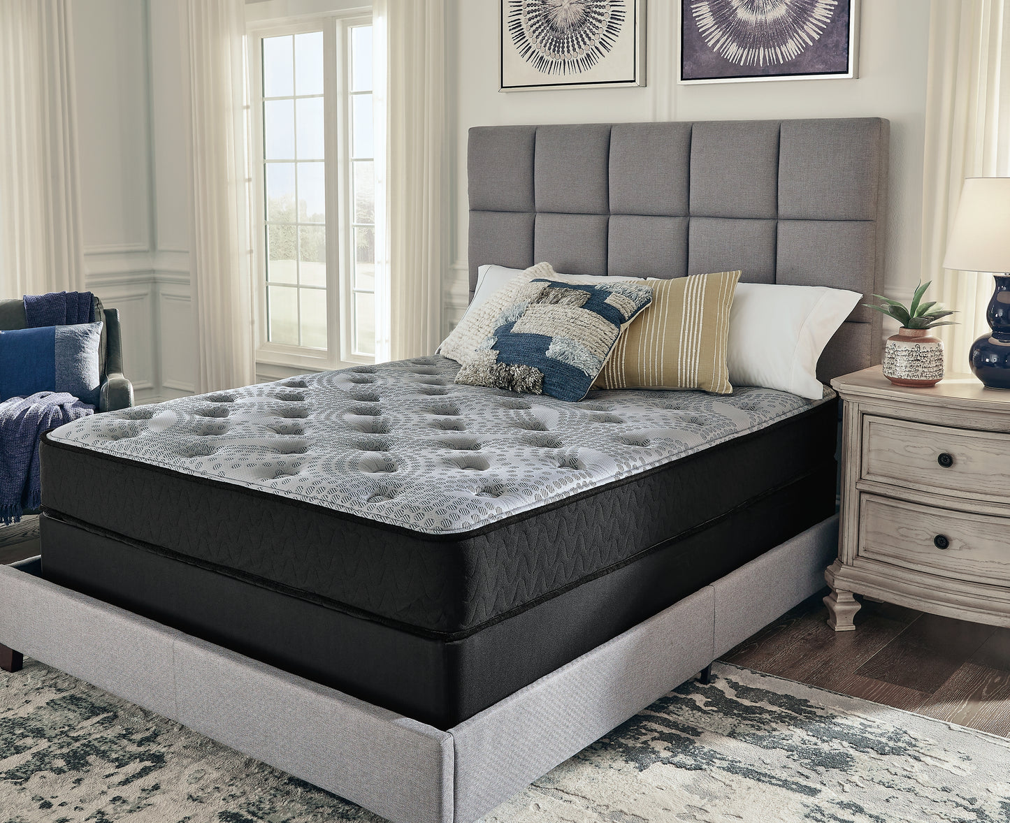 Lakeland Furniture Outlet - Ashley Furniture - Comfort Plus Mattresses - King / Gray - M50941