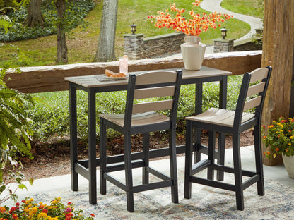 Lakeland Furniture Outlet - Ashley Furniture - Shoreline Beach Outdoor - Counter Table Set (3/CN) - PCP221-113