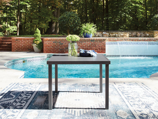 Lakeland Furniture Outlet - Ashley Furniture - Rocky Creek Outdoor - Square Dining Table w/UMB OPT - PCP326-615