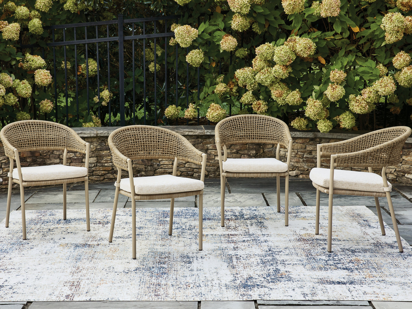 Lakeland Furniture Outlet - Ashley Furniture - Orchard Beach Outdoor - Arm Chair With Cushion (4/CN) - PCP373-601A