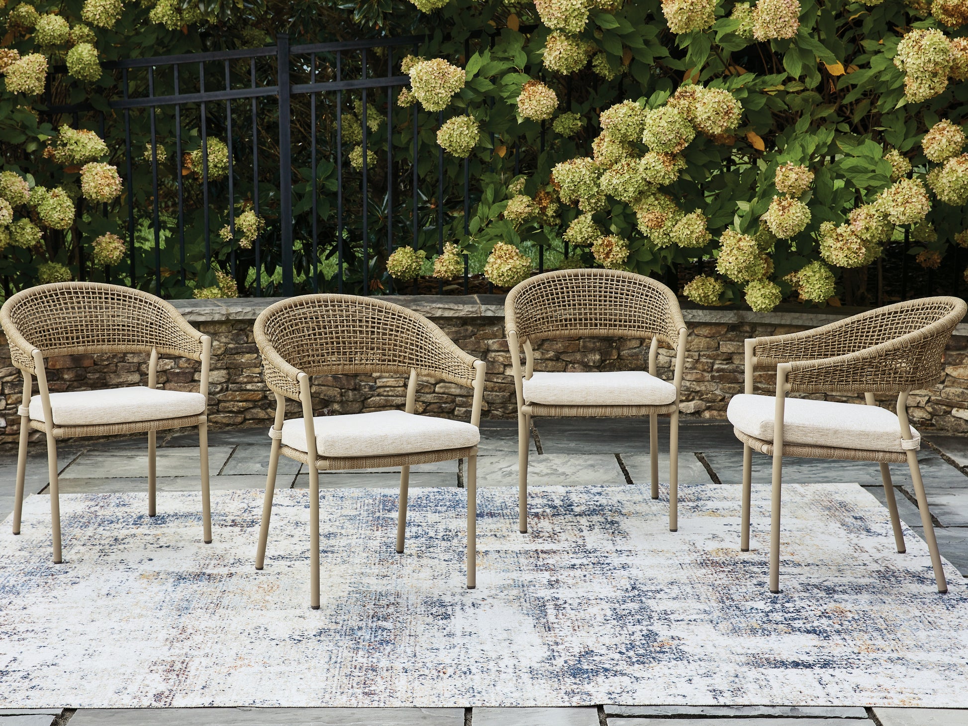 Lakeland Furniture Outlet - Ashley Furniture - Orchard Beach Outdoor - Arm Chair With Cushion (4/CN) - PCP373-601A