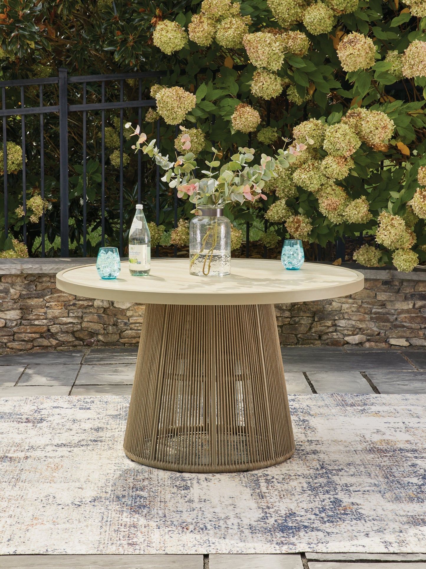 Lakeland Furniture Outlet - Ashley Furniture - Orchard Beach Outdoor - Outdoor Dining Table / Beige - PCP373P2