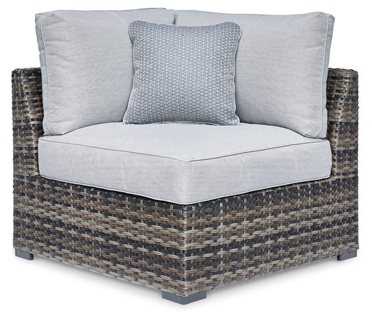 Lakeland Furniture Outlet - Ashley Furniture - Harbor Court Outdoor - Corner with Cushion (Set of 2) - P459-877