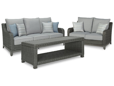 Elite Loveseat, Lounge Chairs and Cocktail Tables