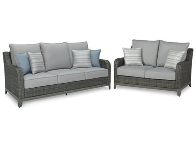 Elite Loveseat, Lounge Chairs and Cocktail Tables