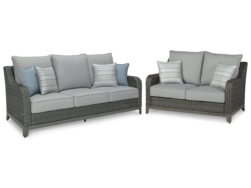 Elite Loveseat, Lounge Chairs and Cocktail Tables