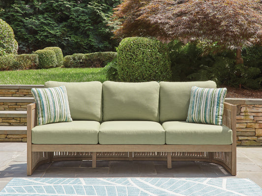 Lakeland Furniture Outlet - Ashley Furniture - Serena Shores Outdoor - Sofa with Cushion - PCP604-838