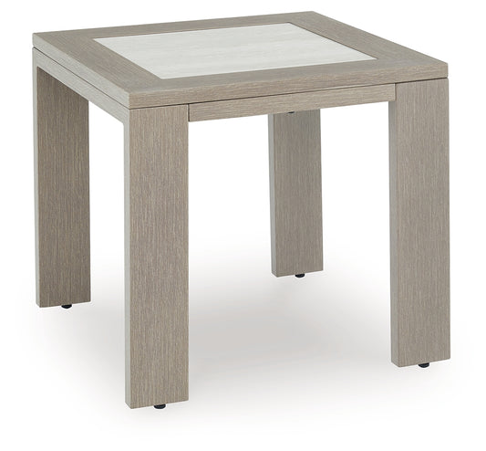 Lakeland Furniture Outlet - Ashley Furniture - Kimpton Isle Outdoor - Square End Table / Brown - P704-702