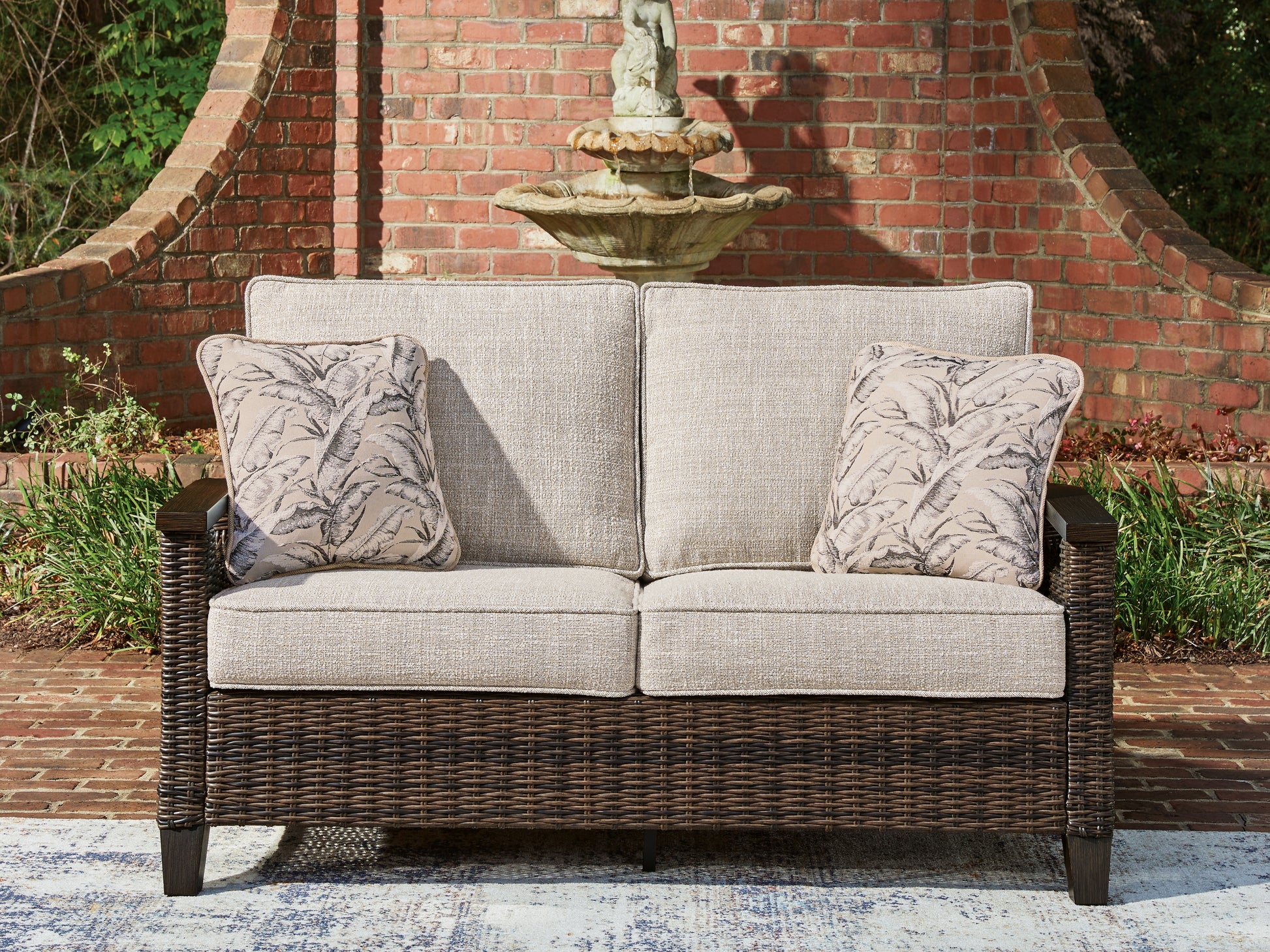 Lakeland Furniture Outlet - Ashley Furniture - Monterey Point Outdoor - Loveseat w/Cushion - PCP760-835