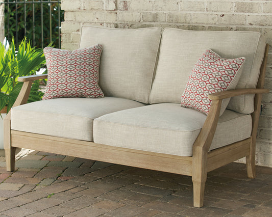 Lakeland Furniture Outlet - Ashley Furniture - Clare View Outdoor - Loveseat w/Cushion - P801-835