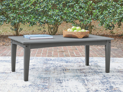 Lakeland Furniture Outlet - Ashley Furniture - Cove Beach Outdoor - Rectangular Cocktail Table / Gray - PCP803-701