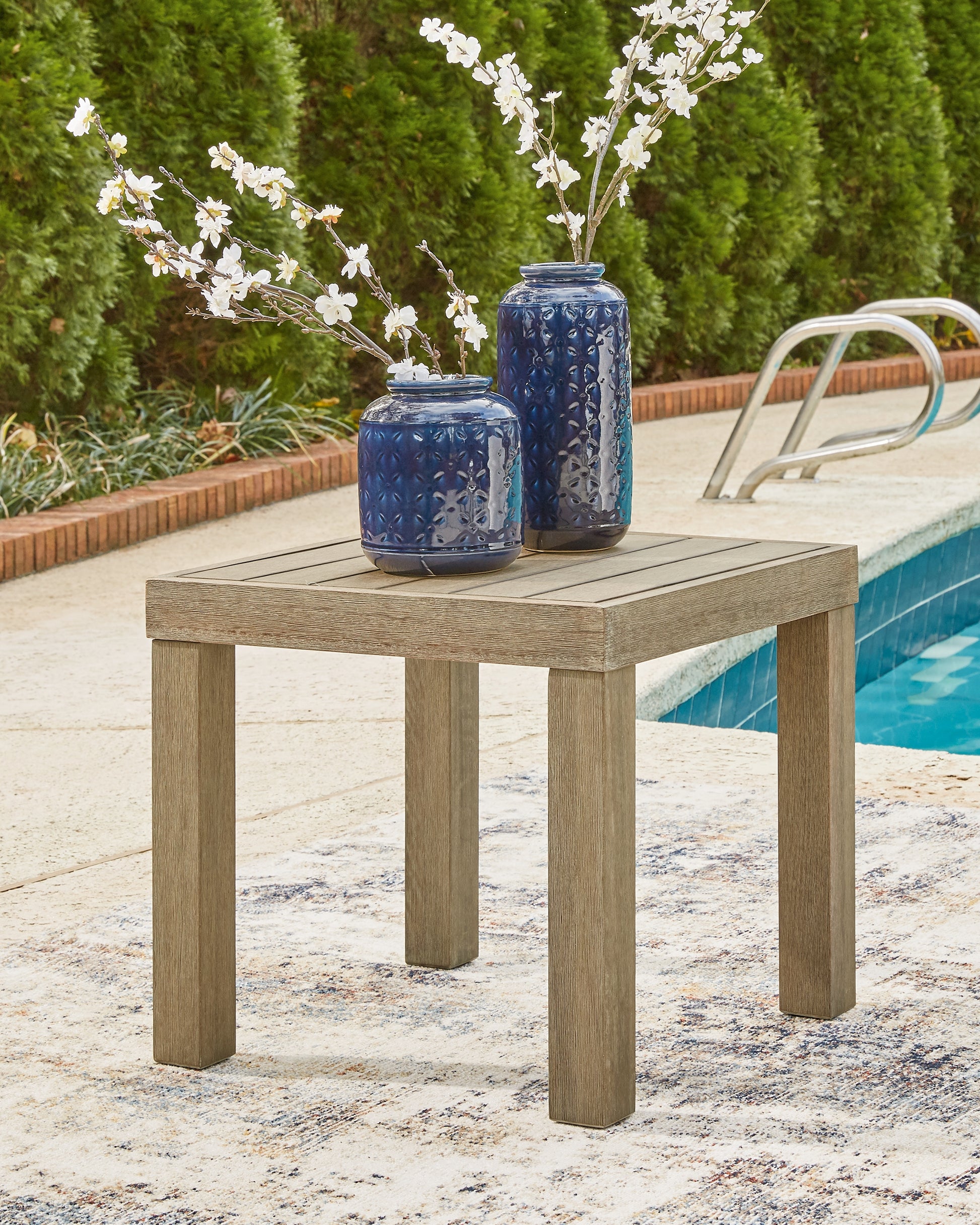 Lakeland Furniture Outlet - Ashley Furniture - Silo Point Outdoor - Square End Table - P804-702
