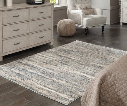 Lakeland Furniture Outlet - Ashley Furniture - Gizela Rug - 5'3" x 7'3" Rug / Ivory/Beige/Gray - R404862