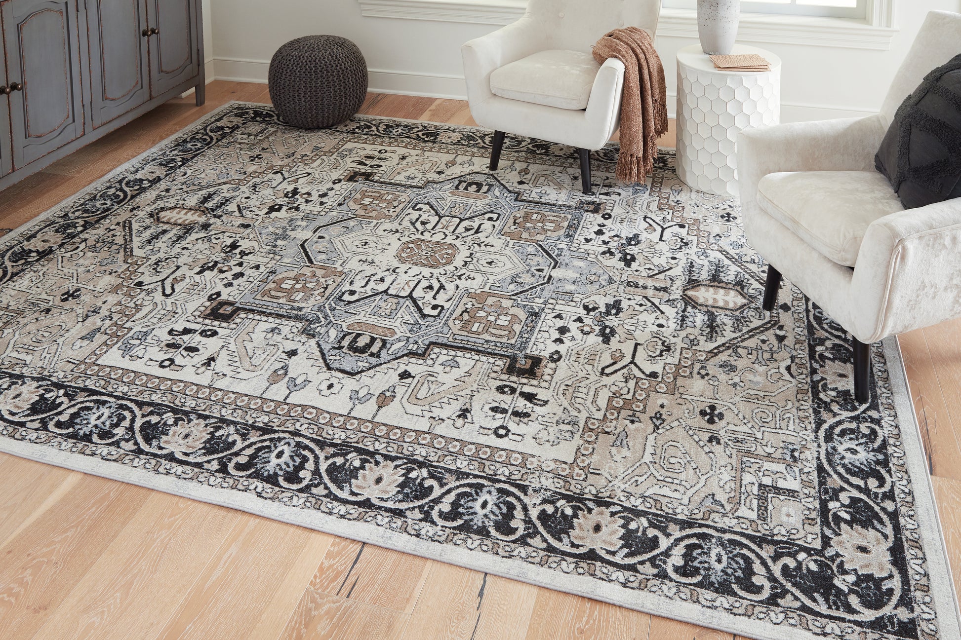 Lakeland Furniture Outlet - Ashley Furniture - Gregmoore Rug - 7'9" x 9'11" Washable Rug - R405821