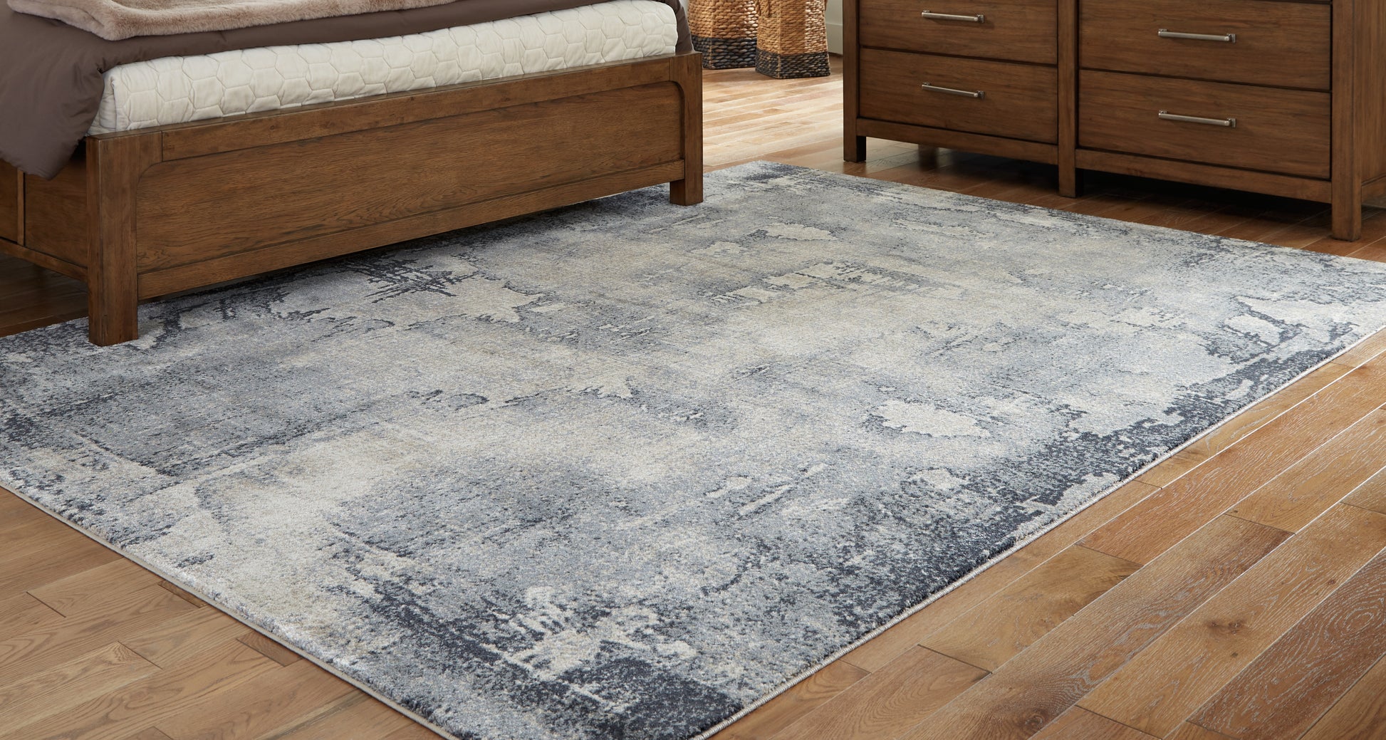 Lakeland Furniture Outlet - Ashley Furniture - Langrich Rug - 7'10" x 10'6" Rug / Blue/Gray/Cream - R406131