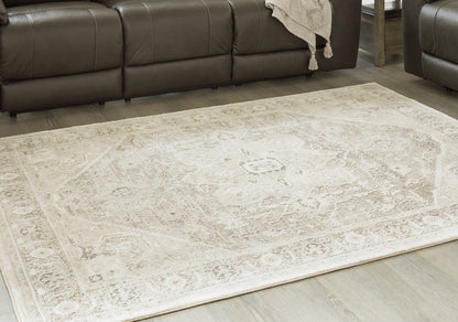 Lakeland Furniture Outlet - Ashley Furniture - Gatwell Rug - 5' x 7' Rug / Ivory/Gray/Tan - R406512
