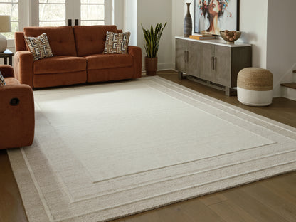 Lakeland Furniture Outlet - Ashley Furniture - Teelgan Rug - Extra Large Rug / Ivory/Tan - R407310
