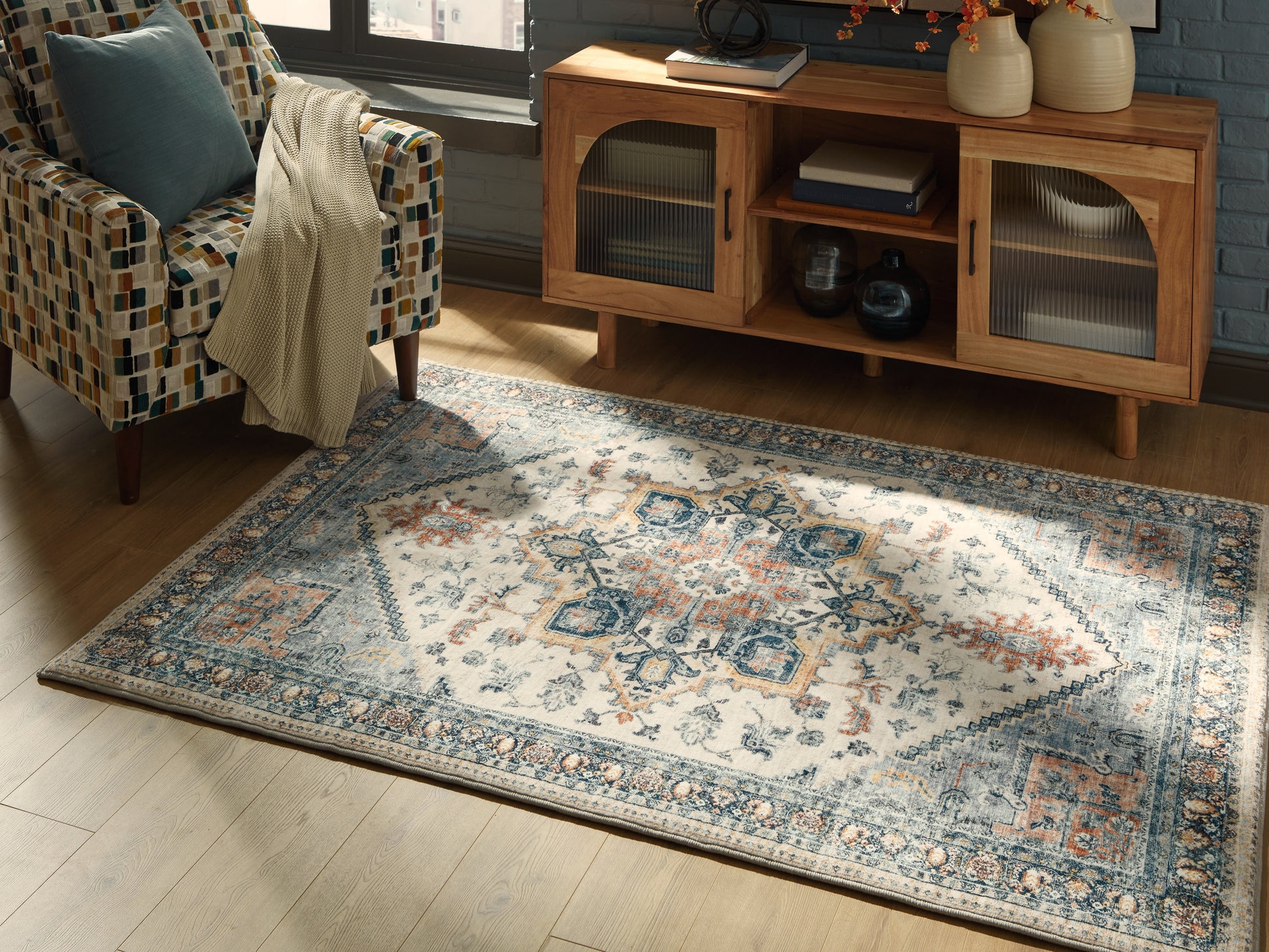 Lakeland Furniture Outlet - Ashley Furniture - Wallney Rug - 5' x 7' Memory Foam Area Rug - R407492