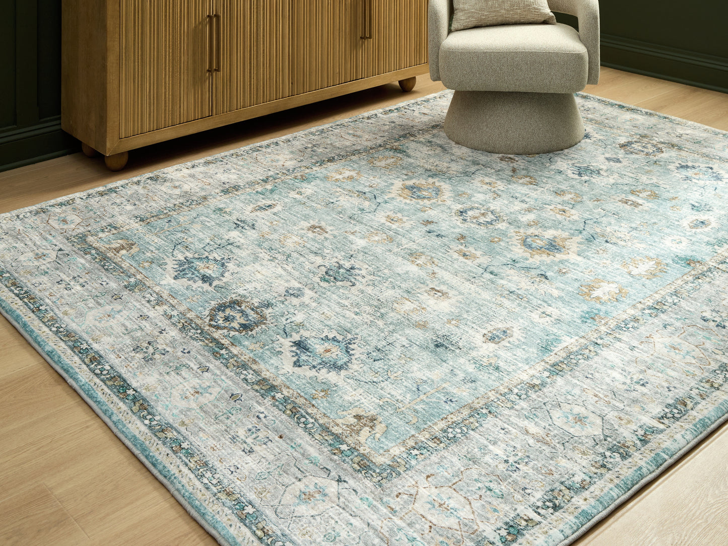 Lakeland Furniture Outlet - Ashley Furniture - Ladstoney Rug - 7'6" X 9'6" Memory Foam Area Rug - R407501