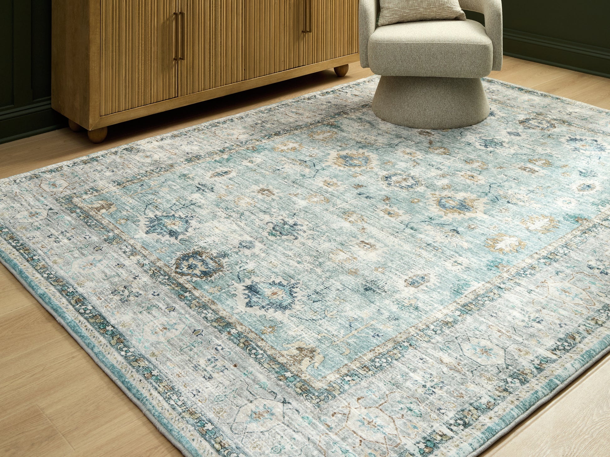 Lakeland Furniture Outlet - Ashley Furniture - Ladstoney Rug - 7'6" X 9'6" Memory Foam Area Rug - R407501