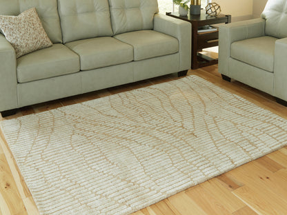 Lakeland Furniture Outlet - Ashley Furniture - Jaseena Rug - 5' x 7' Area Rug / Beige/Tan - R407722
