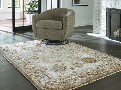 Lakeland Furniture Outlet - Ashley Furniture - Ainswick Rug - Memory Foam Medium Rug / Brown/Beige/Gray - R407882