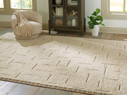 Lakeland Furniture Outlet - Ashley Furniture - Clayman Rug - Extra Large Rug / Beige/Brown - R408340
