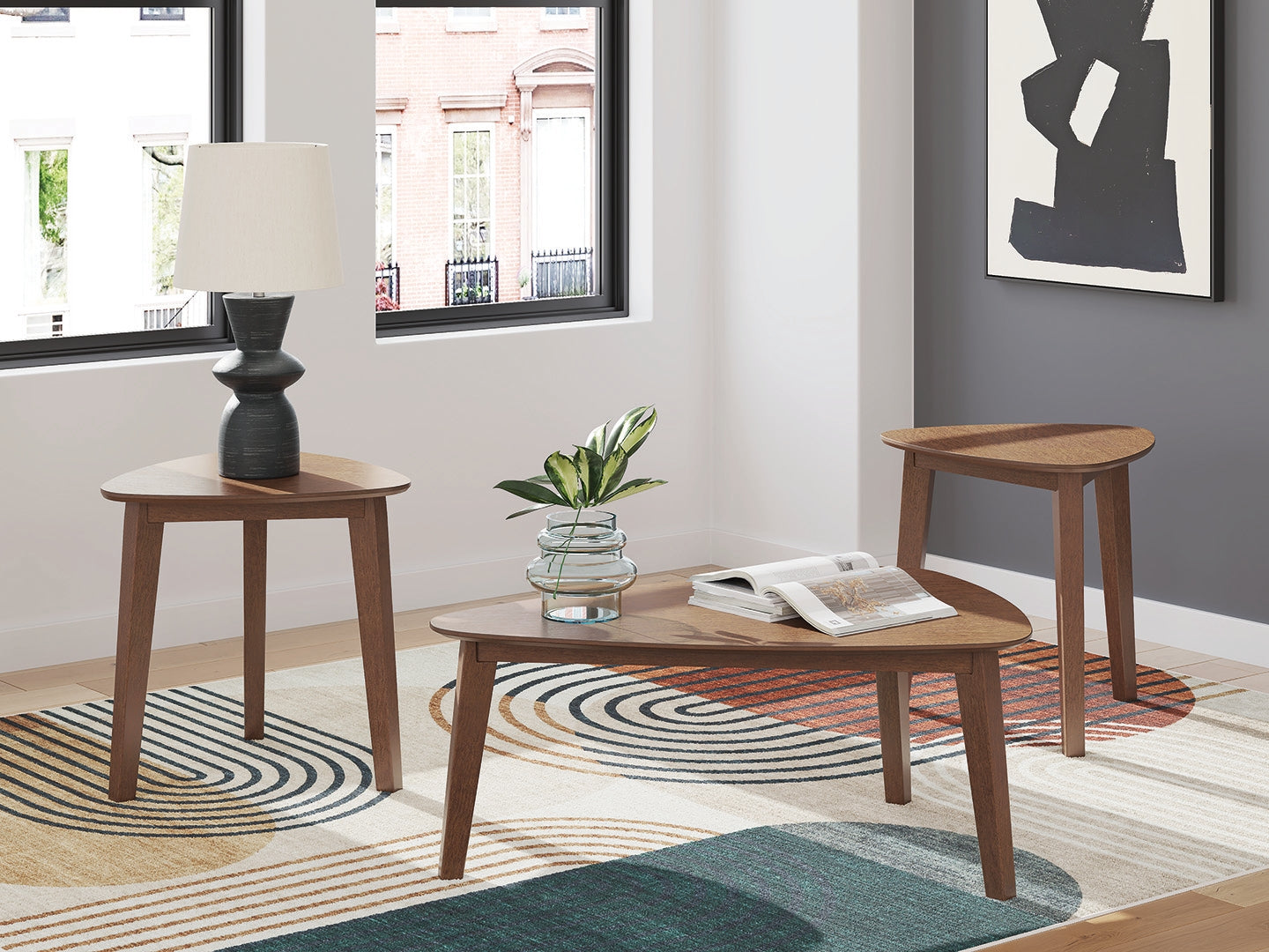 Lakeland Furniture Outlet - Ashley Furniture - Lyncott Table (Set of 3) - Occasional Table Set (3/CN) - T135-13