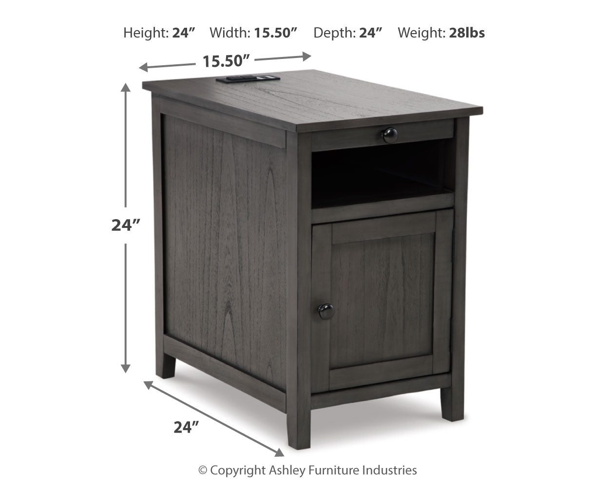Treytown Chairside End Table