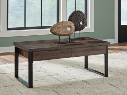 Lakeland Furniture Outlet - Ashley Furniture - Wickman Falls Coffee Table - Rectangular Cocktail Table - T318-1