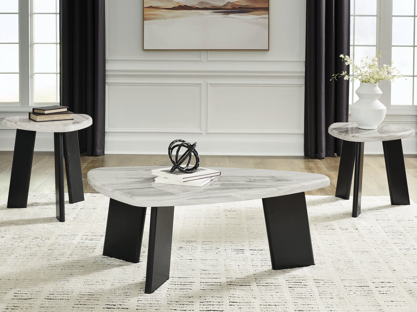 Lakeland Furniture Outlet - Ashley Furniture - Lilyberg Table (Set of 3) - Occasional Table Set (3/CN) - T389-13