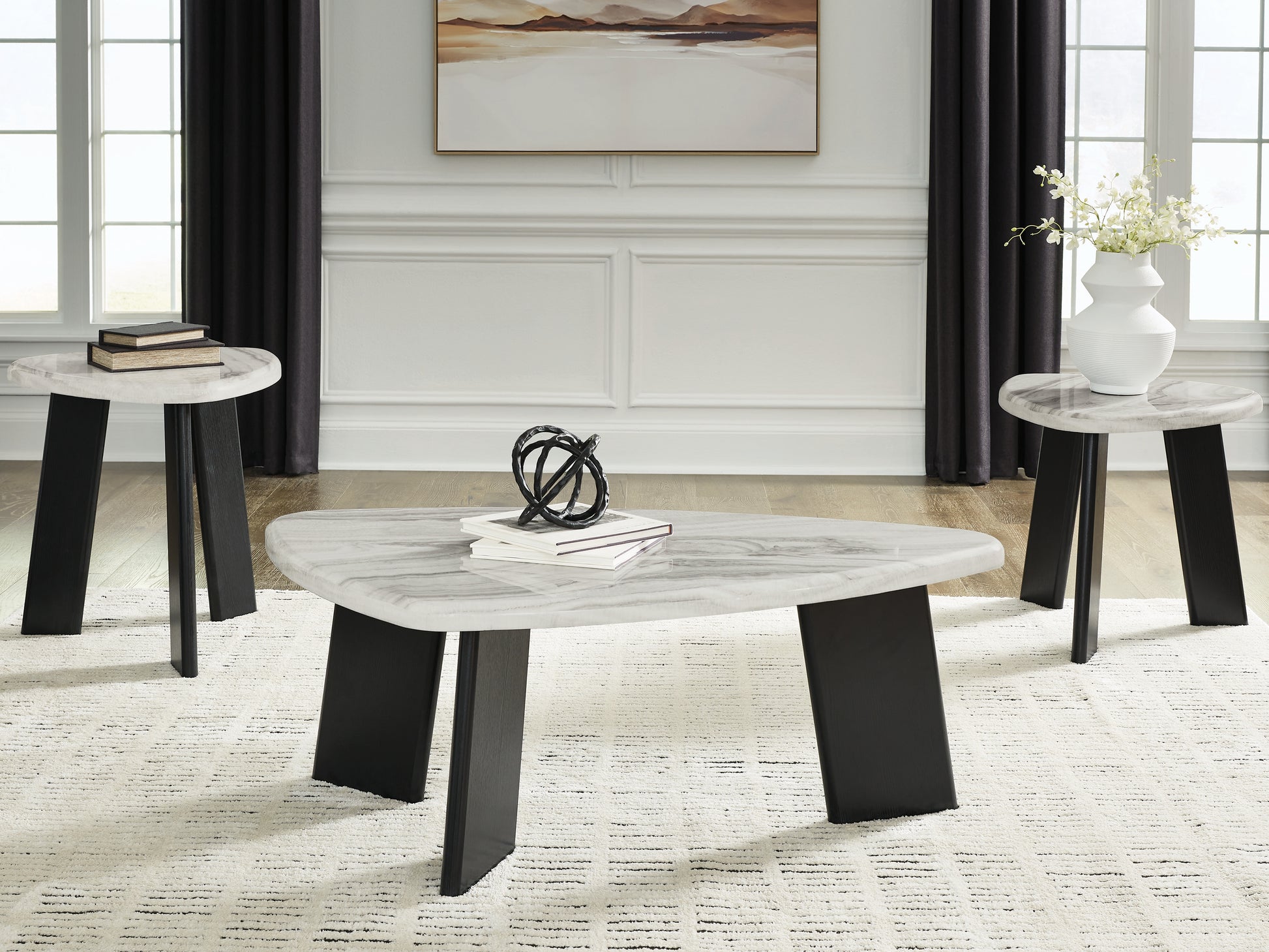 Lakeland Furniture Outlet - Ashley Furniture - Lilyberg Table (Set of 3) - Occasional Table Set (3/CN) - T389-13