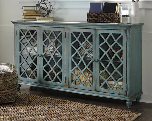 Lakeland Furniture Outlet - Ashley Furniture - Mirimyn Accent Cabinet - Accent Cabinet / Antique Teal - T505-762