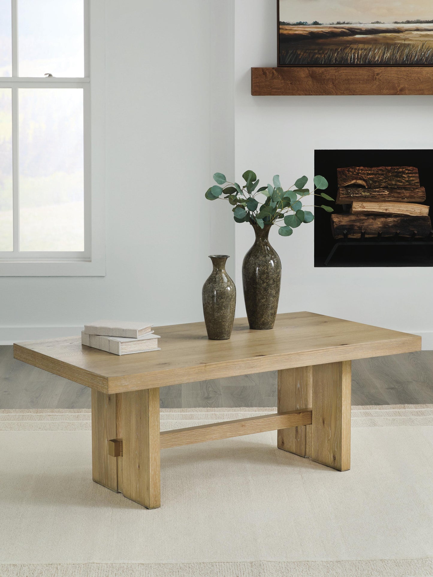 Lakeland Furniture Outlet - Ashley Furniture - Crendlin Coffee Table - Rectangular Cocktail Table - T537-1