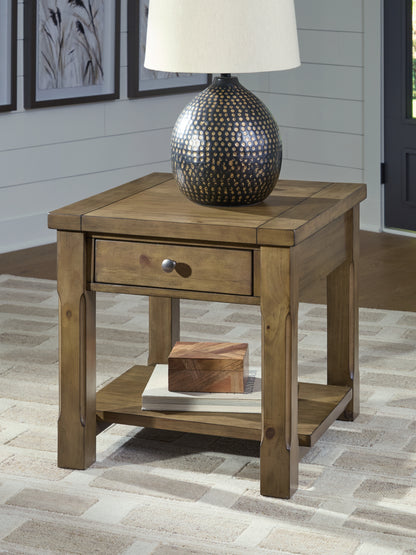 Lakeland Furniture Outlet - Ashley Furniture - Vandenmore End Table - Rectangular End Table - T539-3