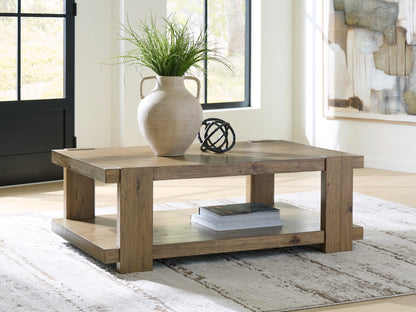 Lakeland Furniture Outlet - Ashley Furniture - Flangren Coffee Table - Rectangular Cocktail Table - T553-1